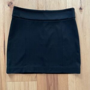 White House Black Market Mini Black Skirt, Size X-Small